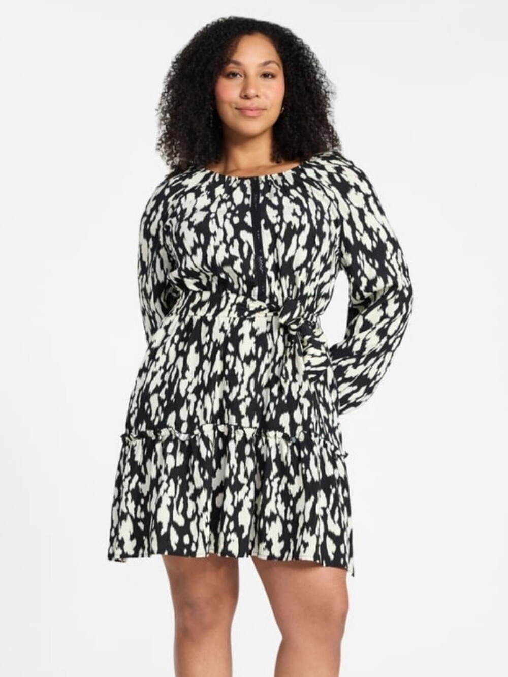 Time and Tru Lace Trimmed Mini Dress NWT
